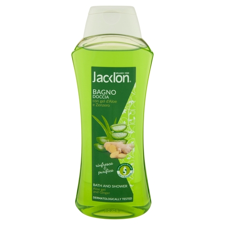 Jacklon Bagno Doccia con gel d'Aloe e Zenzero 1000 ml